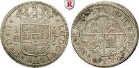 Spain 2 Reales 1724 Luis I, 1724 f.vz, Rs. leicht belegt 320,00 EUR  + 10,00 EUR frais d'envoi