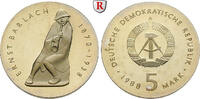 Commemoratives 5 Mark 5 Mark 1988, Cu-Ni. Barlach. Jaeger 1620. -