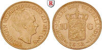 Netherlands 10 Gulden Kingdom Of The Netherlands, Wilhelmina I., 1890-1948, Gold, 6,729 g -