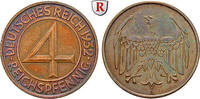Standard currency 4 Reichspfennig 4 Reichspfennig 1932, A, Cu. Jaeger 315. -