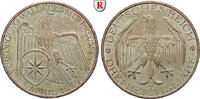 Commemoratives 3 Reichsmark 1929 A 3 Reichsmark 1929, A. Waldeck. vz-st 180,00 EUR  + 10,00 EUR frais d'envoi