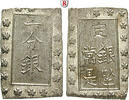 Japan Bu (Ichi Bu Gin) ohne Jahr (1837-1854) Tenpo, 1830-1844 vz 80,00 EUR  + 10,00 EUR frais d'envoi