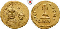 Byzantium Solidus Heraclius and Heraclius Constantinus, 613-641, Gold, 4,27 g -