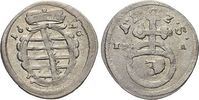 Sachsen-Coburg Dreier Albrecht III. 1680-1699. -