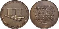 Brücken Bronzeguss-Medaille Brückenbau. -