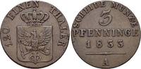 Brandenburg-Preussen CU-3 Pfennig Friedrich Wilhelm III. 1797-1840. -
