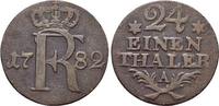 Brandenburg-Preussen 1/24 Taler Friedrich II. 1740-1786, Münzstätte Berlin. -