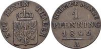 Brandenburg-Preussen CU-Pfennig Friedrich Wilhelm IV. 1840-1861. -