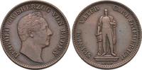 Baden-Durlach CU-Gedenkkreuzer Leopold 1830-1852. -