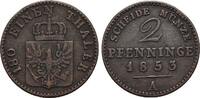 Brandenburg-Preussen CU-2 Pfennig Friedrich Wilhelm IV. 1840-1861. -