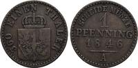 Brandenburg-Preussen CU-Pfennig Friedrich Wilhelm IV. 1840-1861. -