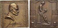 Personenmedaillen Bronze-Plakette Kainz, Josef *1858 +1910, österr. Schauspieler. -