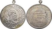 Brandenburg-Preussen Versilberte Messing-Medaille Friedrich III. 1888. -