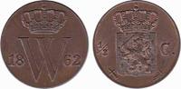 Nederland Koninkrijk ½ Cent Willem III 1849-1890 -