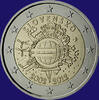 Slowakije 2 Euro 10 Jaar Euro -