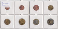 Porugal 3,88 Euro Complete serie 1 cent t/m 2 euro -