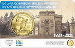 Belgium 2½ Euro 100 Jaar Olympische Spelen met Kleur -
