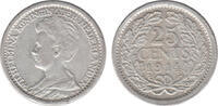 Nederland Koninkrijk 25 Cent Wilhelmina 1890-1948 -