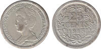 Nederland Koninkrijk 25 Cent Wilhelmina 1890-1948 -