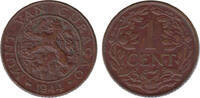 Curacao 1 Cent Wilhelmina 1890-1948 -