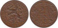 Curacao 2½ Cent Wilhelmina 1890-1948 -