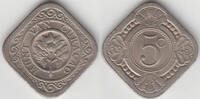 Curacao 5 Cent Wilhelmina 1890-1948 -