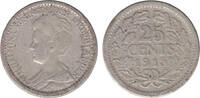 Nederland Koninkrijk 25 Cent Wilhelmina 1890-1948 -
