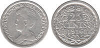 Nederland Koninkrijk 25 Cent Wilhelmina 1890-1948 -