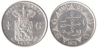 25 Cent 1893 Nederlands Indië Wilhelmina 1890-1948 ss