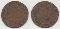 Spaanse Nederlanden Rekenpenning / Jeton Philip IV Jeton 1634 Brussels -