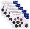 Duitsland 5x 5,88 Euro Complete set van 5 Muntplaatsen -