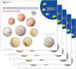 Duitsland 5x 5,88 Euro Complete set van 5 Muntplaatsen -