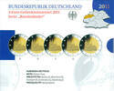 Duitsland 5x 2 Euro Complete set van 5 Muntplaatsen - Kölner Dom -