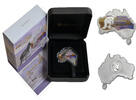 Australia 1 Dollar Kangaroo - Map Shaped -