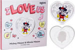 Niue 2 Dollar Disney I Love Us – Mickey Mouse and Minnie Mouse -