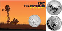 Australia 1 Dollar 2017 The Australian Stock Horse Bu in Coincard 144,50 EUR  + 15,00 EUR frais d'envoi