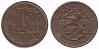 Curacao 1 Cent Wilhelmina 1890 - 1948 -