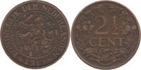 Nederland Koninkrijk 2½ Cent Wilhelmina 1890-1948 -