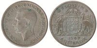 Australia 1 Florin George VI 1936-1952 -