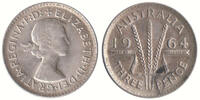 Australia 3 Pence Elizabeth II 1952-2022 -