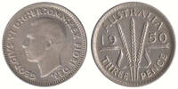 Australia 3 Pence George VI 1936-1952 -
