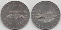 Amerika Local 1 Dollar Token MISSISSIPPI QUEEN - Casino Token -