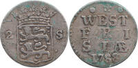 Nederland / West Friesland Dubbele Wapenstuiver Republiek 1581-1795 -