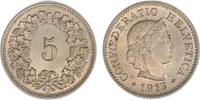 Mynter 5 Rappen 1912 Switzerland  Kv: UNC unz 18,66 EUR  + 9,33 EUR frais d'envoi