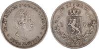 Mynter 1/2 Speciedaler 1849 Norge  Kv: 1/1+  466,58 EUR  + 27,99 EUR frais d'envoi