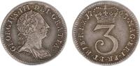 Mynter 3 Pence 1763 Great Britain  Kv: XF vz 55,99 EUR  + 9,33 EUR frais d'envoi