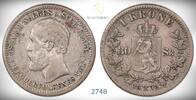 Mynter 1 Krone 1875 Norge /30 Skilling Kv: 1/1+  326,61 EUR  + 27,99 EUR frais d'envoi