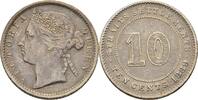10 Cents 1889 Straits Settlements Victoria, 1837-1901 ss