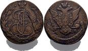 Russland Ekaterinburg 5 Kopeke Katharina II., 1762-1796 -