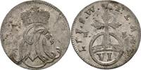 Sachsen Weimar Eisenach VI Pfennig Ernst August Constantin, 1756-1759 -